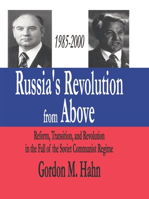 cover image of Russia's Revolution from Above, 1985-2000